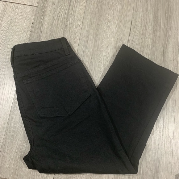 NYDJ New without Tag Black Straight Leg Denim Crop Jeans size 0P - Picture 1 of 6